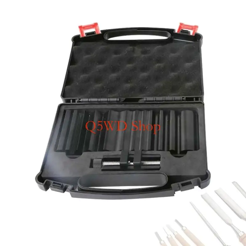 Q5WD Professional Chisels Carving Tool with Sharpener Precise Measurement