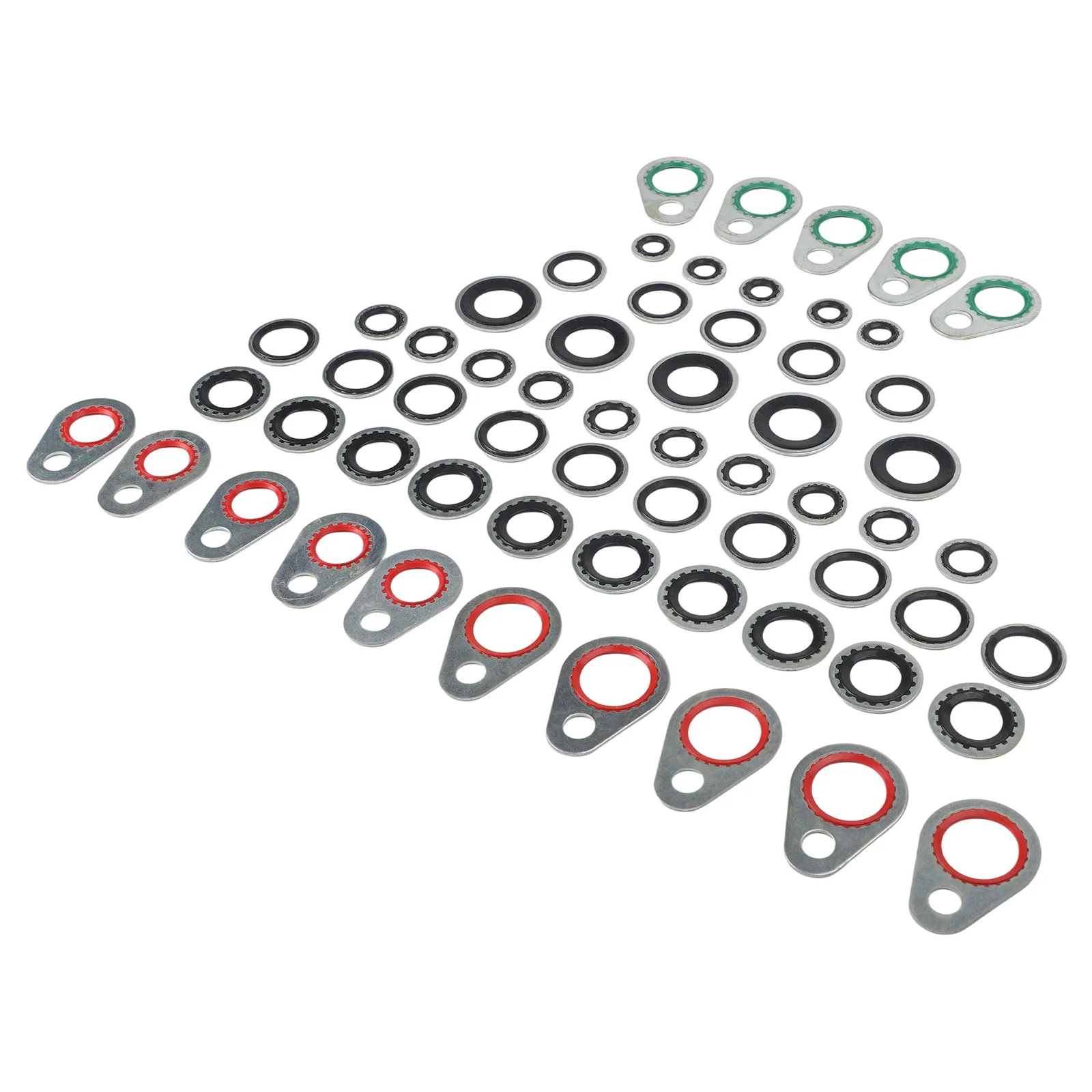 Sealing Washer Tools Compressor Interface Washer Leak Prevention Design Long-lasting Performance Car Air Conditioning Gasket Set