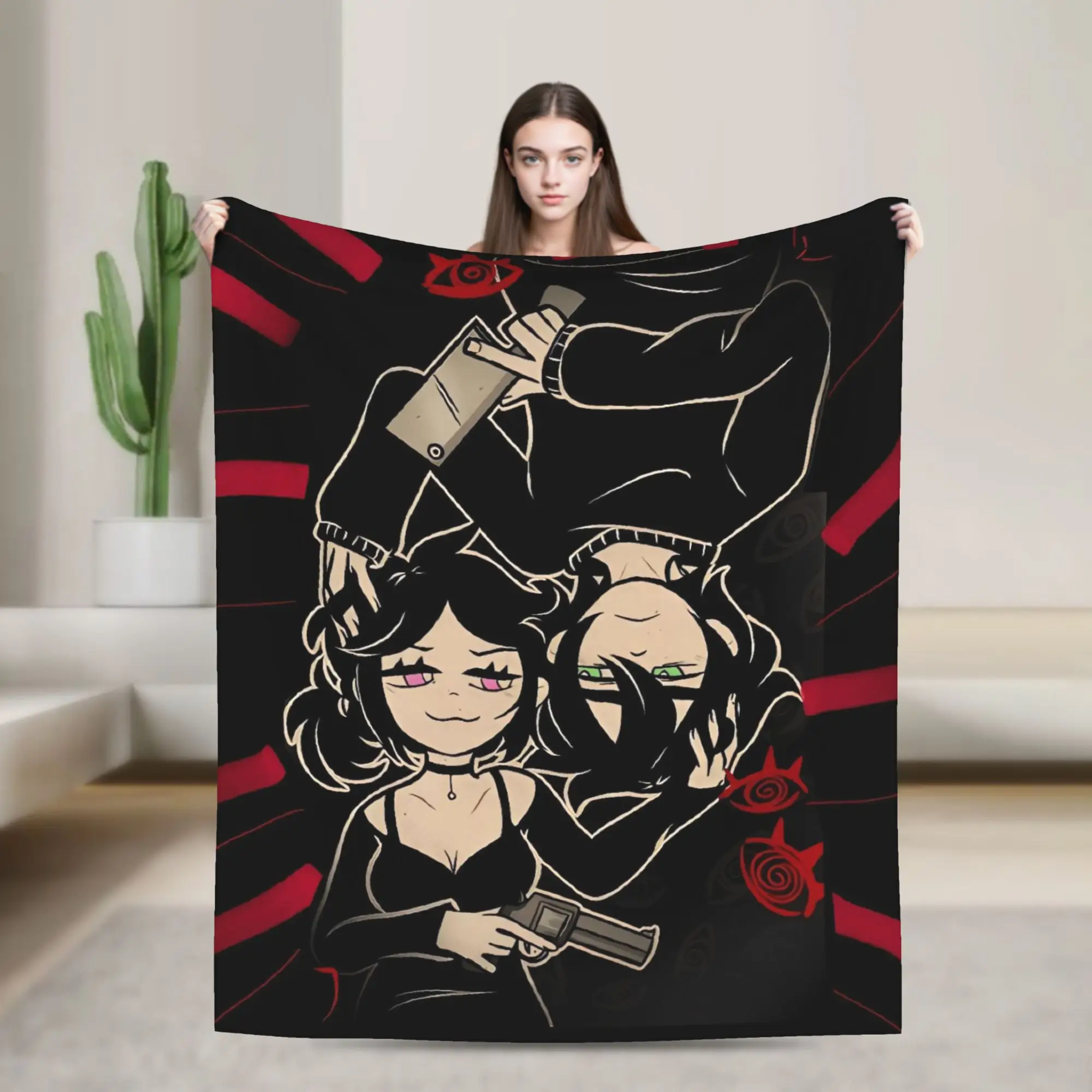 The Coffin of Andy and Leyley Flannel Blanket Winter Super Soft Throw Blanket Students Home Decor Bedspread Sofa Bed Cover