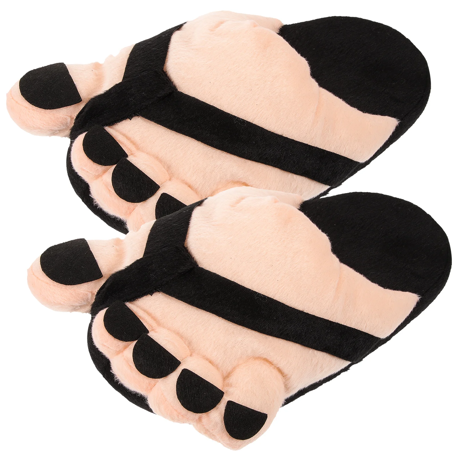 

1Pair Giant Bare Feet Slippers Cosplay Costume Slippers Halloween Party Supplies Giant Feet Slipper Prop Funny