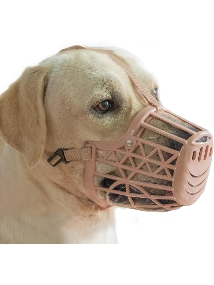 Muselière en plastique douceur pour chien, panier Anti-morsure réglable pour animaux de compagnie, couverture buccale d'entraînement pour chiens, Cage en maille pour les soins des chiens de petite et