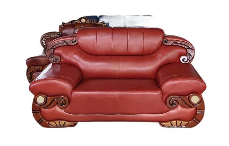 

European style, leather, sofa, high-end, living room, combination, hotel, office, furniture