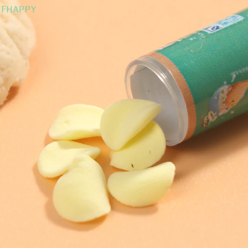 3Pcs Simulation Potato Chips Bottle Dollhouse Miniature Play Kitchen Food