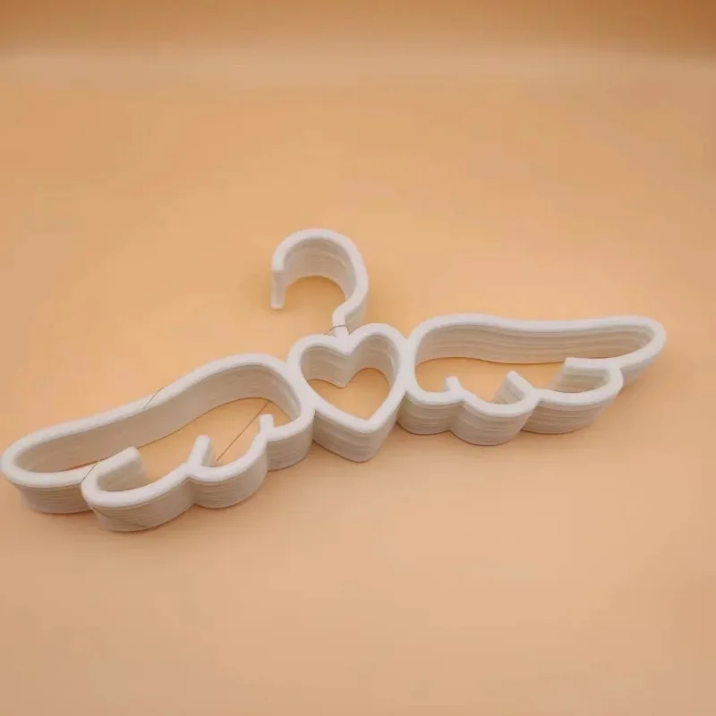 20/10/5pcs Angel Love Clothes Hanger Household Seamless Cute Clothes Hanger Tie Scarf Drying Clothes