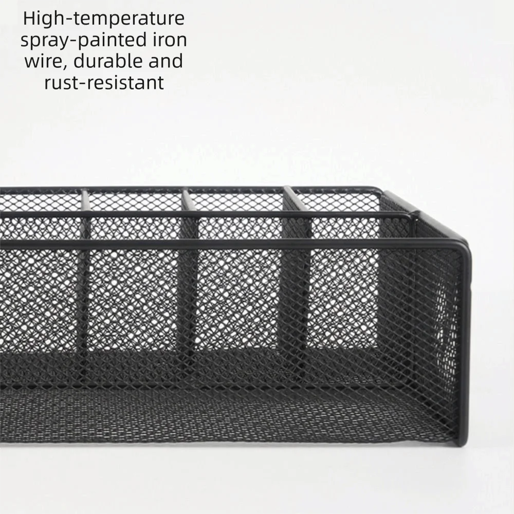 6-compartments-metal-desk-organizer-iron-hollow-mesh-office-storage-basket-metal-mesh-multi-compartment-stationery-storage-box