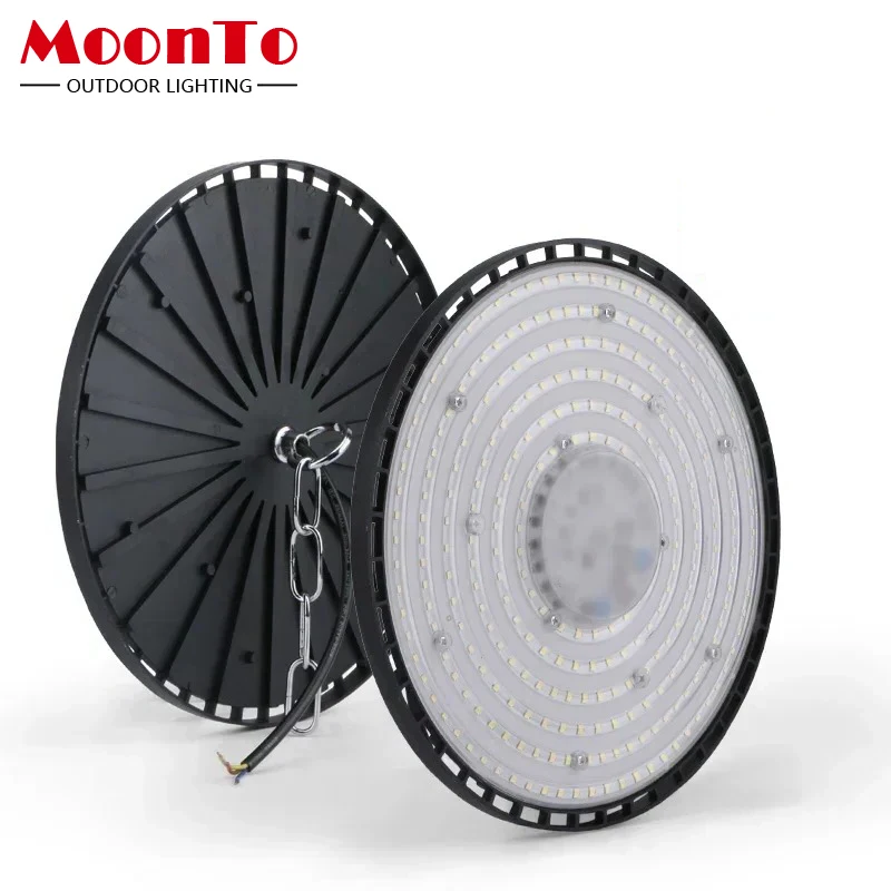 

Outdoor UFO LED Mining Light 220V Warehouse Garage Commercial Sports Stadium 100w~200w Ultra Bright Outdoor Industrial Lighting