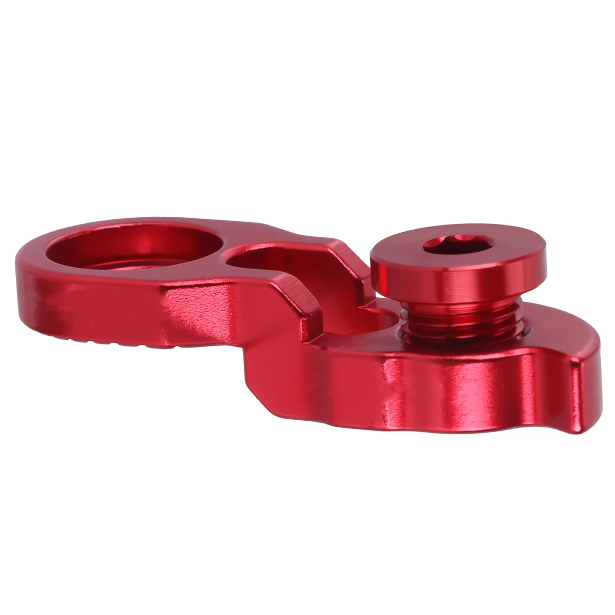 

1Set Bike Rear Derailleur Extender Hanger Aluminum Alloy Screw Fits 34-52t Flywheel Sturdy Red Bike Rear Derailleur Hanger