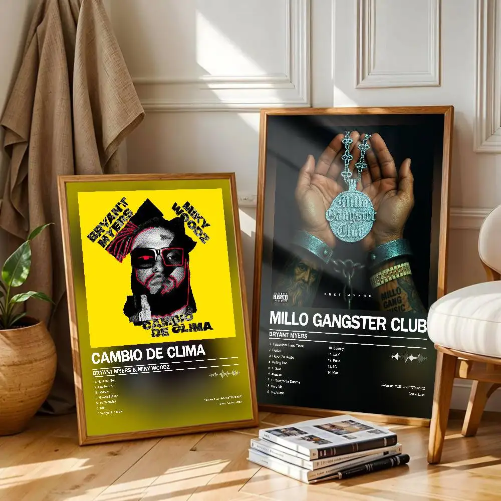 Bryant Myers  Poster Self adhesive Art Waterproof Paper Sticker Wall Room Decor Print Home