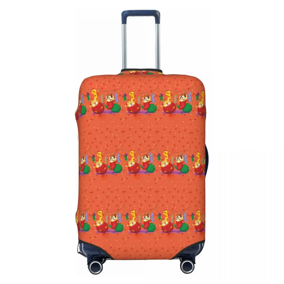 

Custom Funny Cartoon Chip And Dale Travel Luggage Cover Washable Suitcase Cover Protector Fit 18-32 Inch