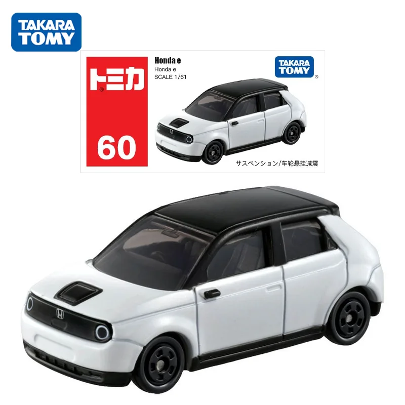 TAKARA TOMY Tomica Scale 1/61 NO.60 Honda E Car Mini Diecast Alloy Model Car Toy Metal Gifts for Children Boys