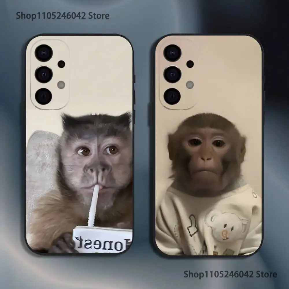

Monkey Sipping C-Caprisun For Samsung Phone Case S25,S24,S21,S22,S23,S30,Ultra,S20,Plus,Fe,Lite,5G Black Cover