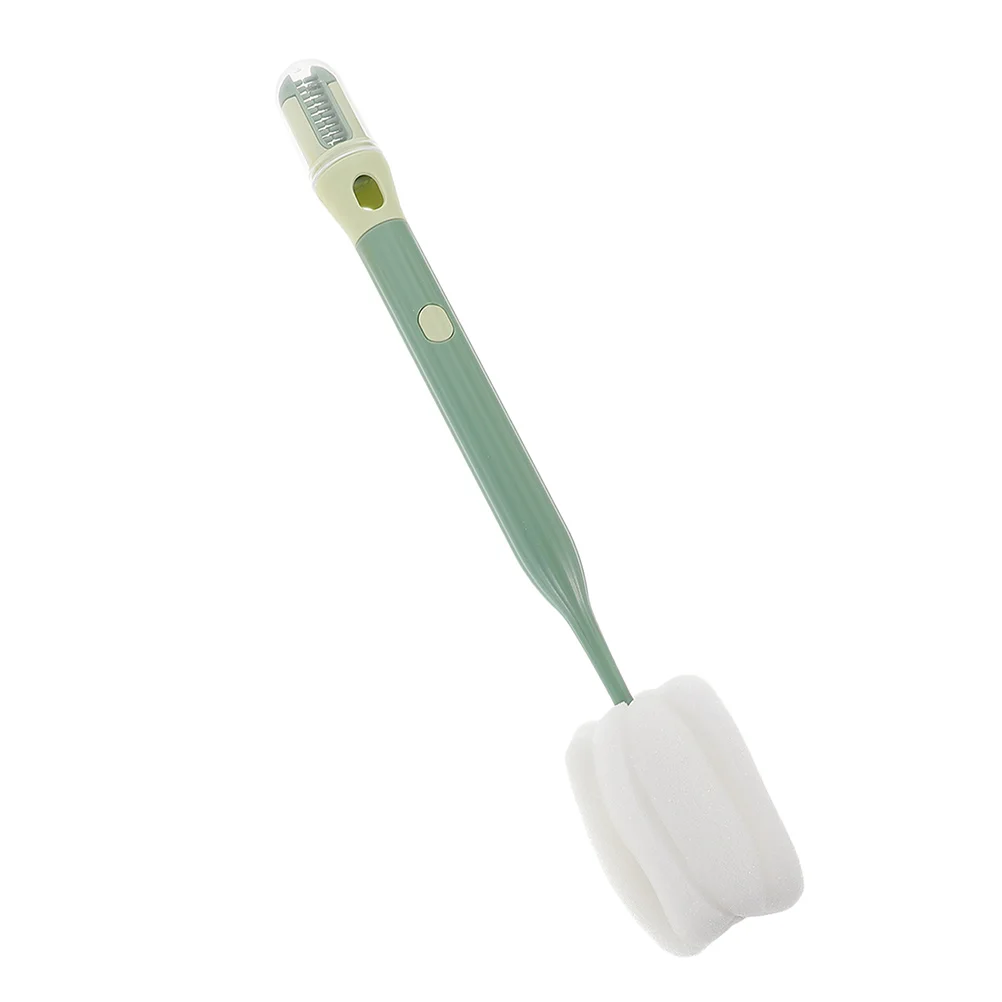 

Cleaning Cup Sponge Bottle Scrubber Multifunctional Long Handle Sponge Bottle Cleaning Brush Water Glass Coffee Kitchen Bar
