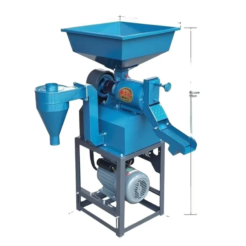 High-Capacity Rice Paddy Mill Machine by Backbone Machinery New Commercial Home Use Farm Rice Mill Motor Engine Core Components