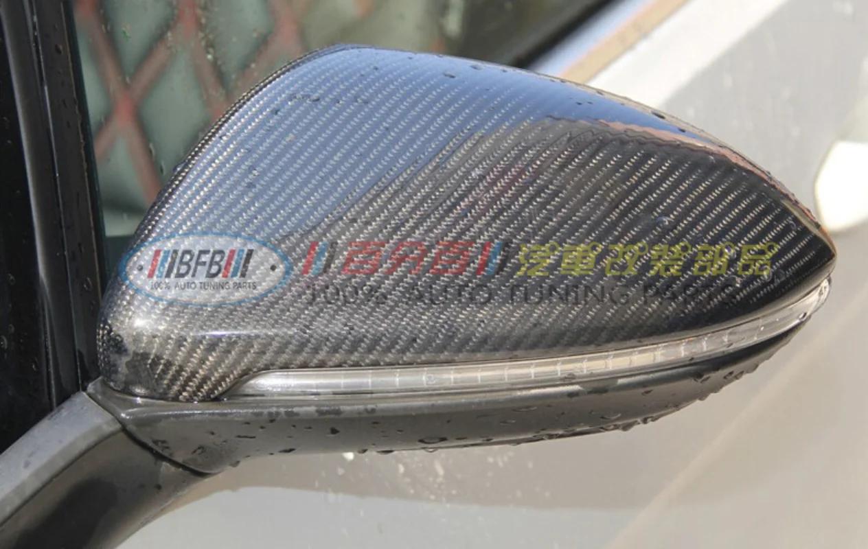 

For VOLKSWAGEN Golf 7 Real Dry Carbon Fiber Golf Mk7 Snap Mirror Shell exterior decoration Body Kit modification Accessories