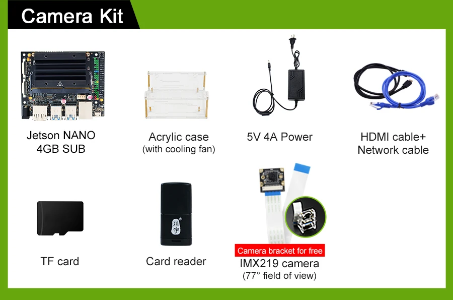 Jetson Nano 4GB KI-Entwickler-Kit für große Sprachmodelle zur Künstlichen Intelligenz-Programmierung, Deep Learning und ROS2 Robotik – Detail 4