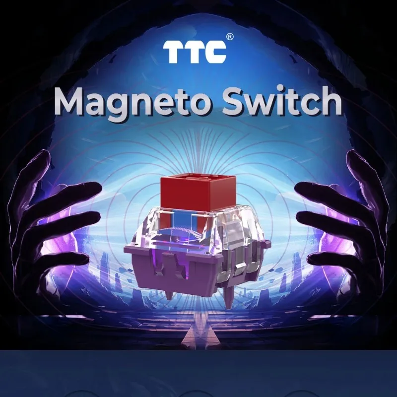 

TTC Magneto Switch King of Magnetic Switch Linear for Magnetic Mechanical Keyboard 35g 100m 3.5mm Electromagnetic Trigger