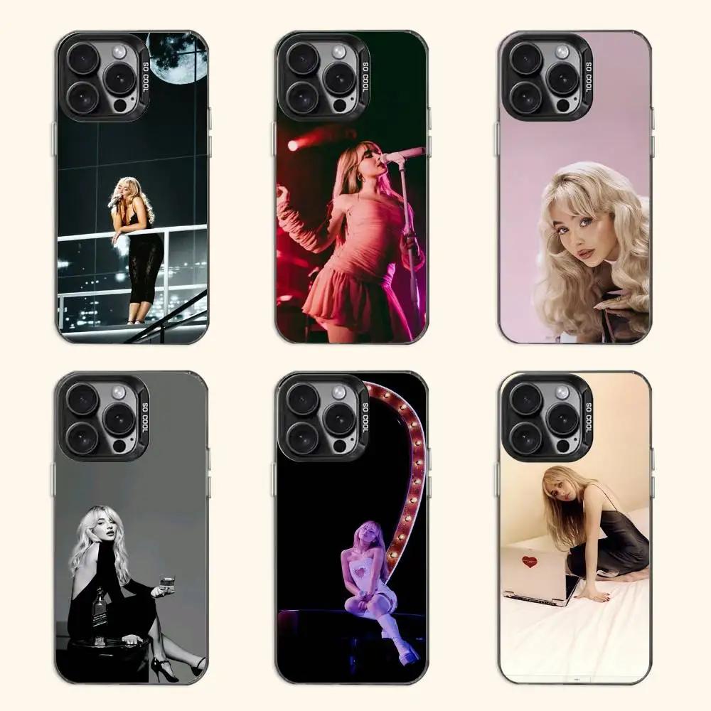 

Hot Singer S-Sabrinaa C-Carpenteer Case for iPhone 11 12 13 14 15 16 17 Pro Max XS X XR Cover