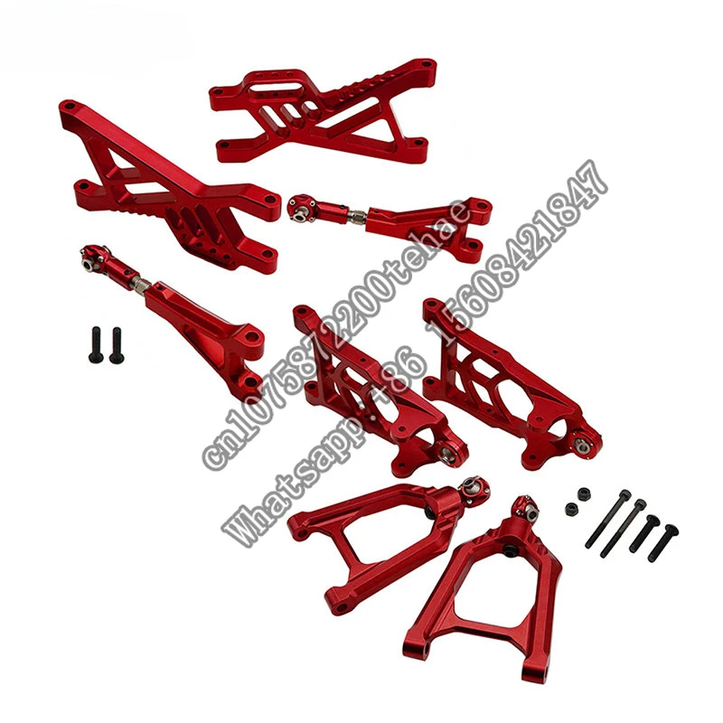 Alloy CNC Suspension Arm Kit of Wheel Front + Rear Fit for 1/5 HPI ROFUN BAHA ROVAN KM BAJA 5B 5T 5SC Rc Car Toys Games Parts