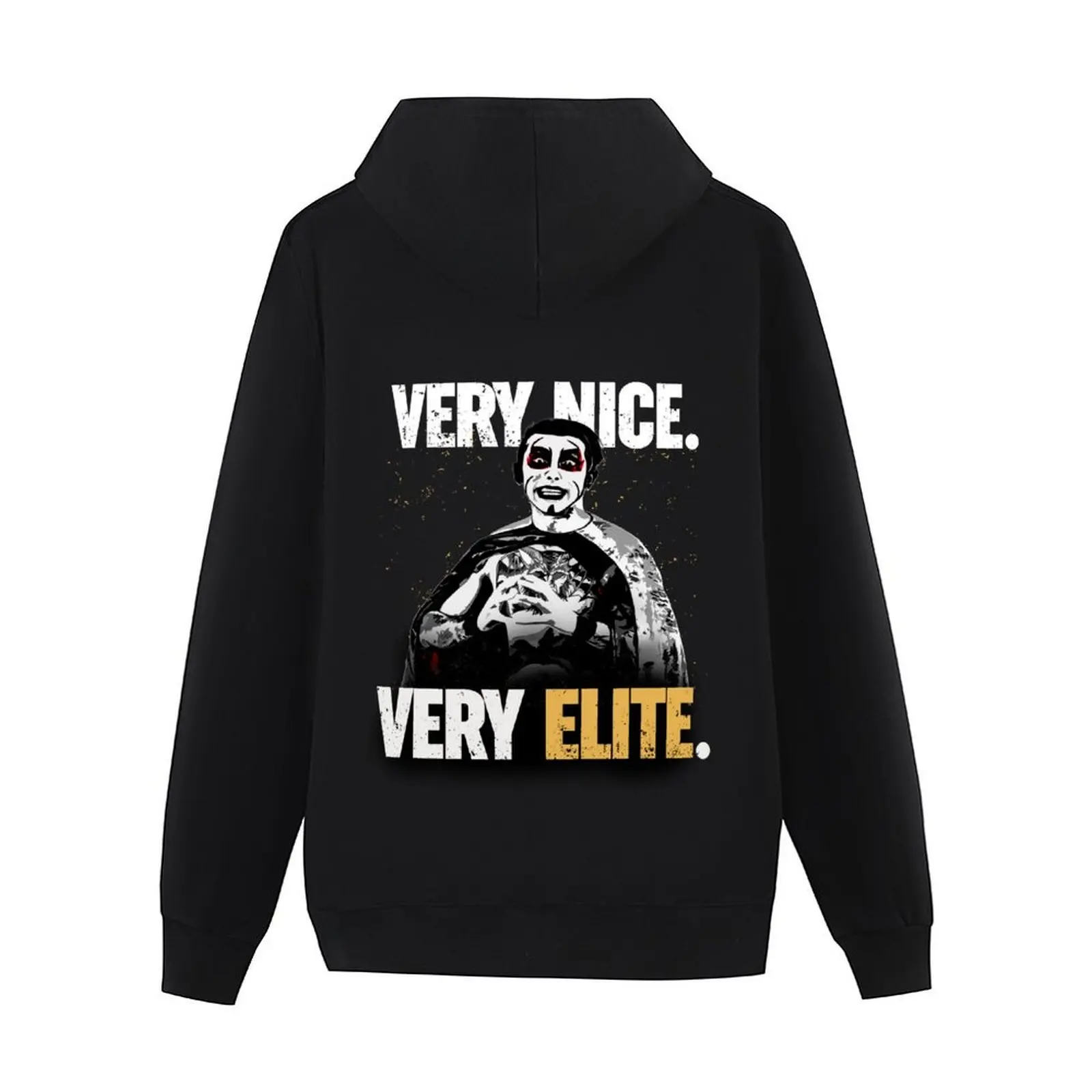 لطيفة جدًا، نخبة جدًا - Danhausen is All Elite Hoodie ملابس أنيمي على الطراز الياباني ملابس جمالية للخريف بقلنسوة كبيرة الحجم