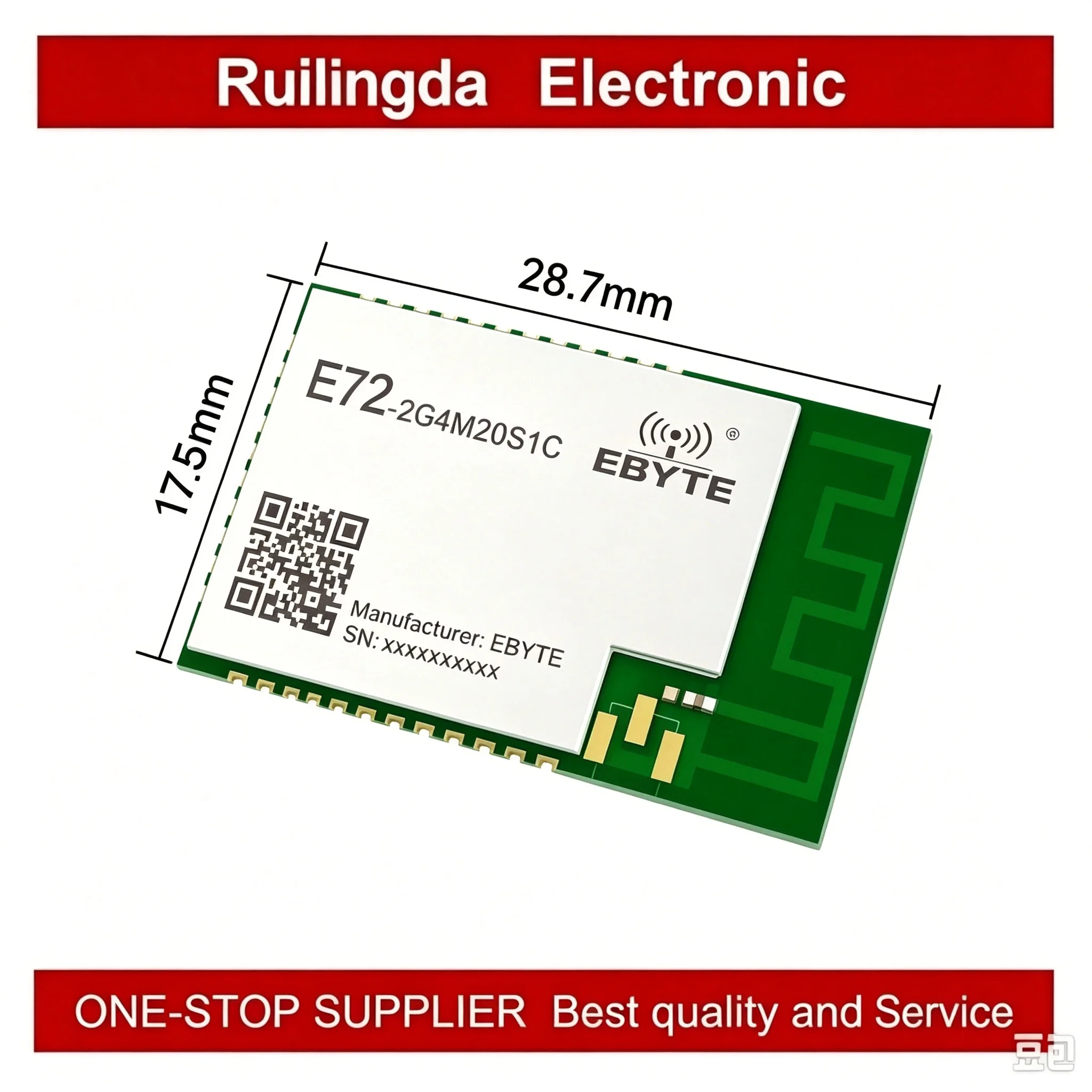 E72-2G4M20S1C E72-2G4M20S1E SoC Series CC2674P10 Wireless Module 2.4GHz BLE Module 20dBm PCB Antenna