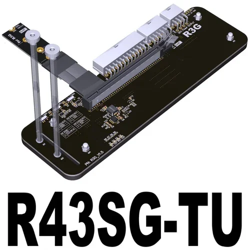 Адаптер ADT eGPU M.2 NVMe / PCI-E X4 к PCIe X16 Внешние видеокарты для ноутбука Удлинительный кабель PCIe 3.0 4.0 4x Полная скорость