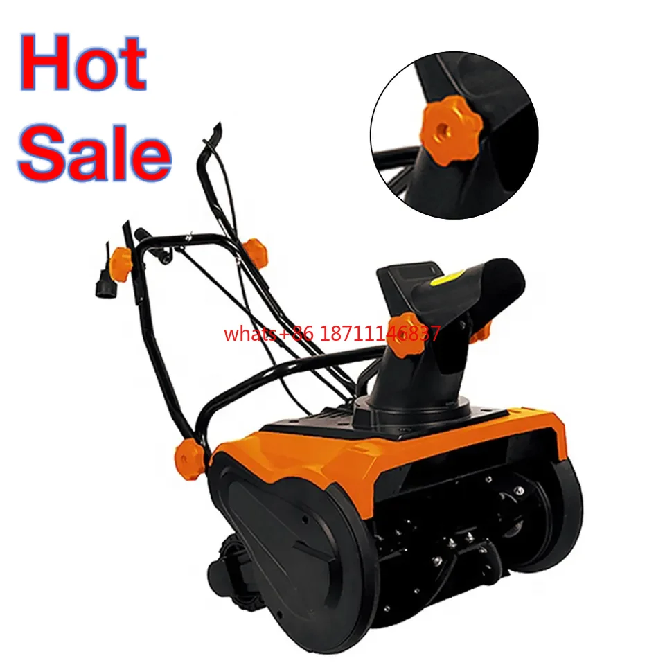 Vertak 1600W / 2000W hand mini snowplow snow removal machine portable chinese snow blower for europe and north american