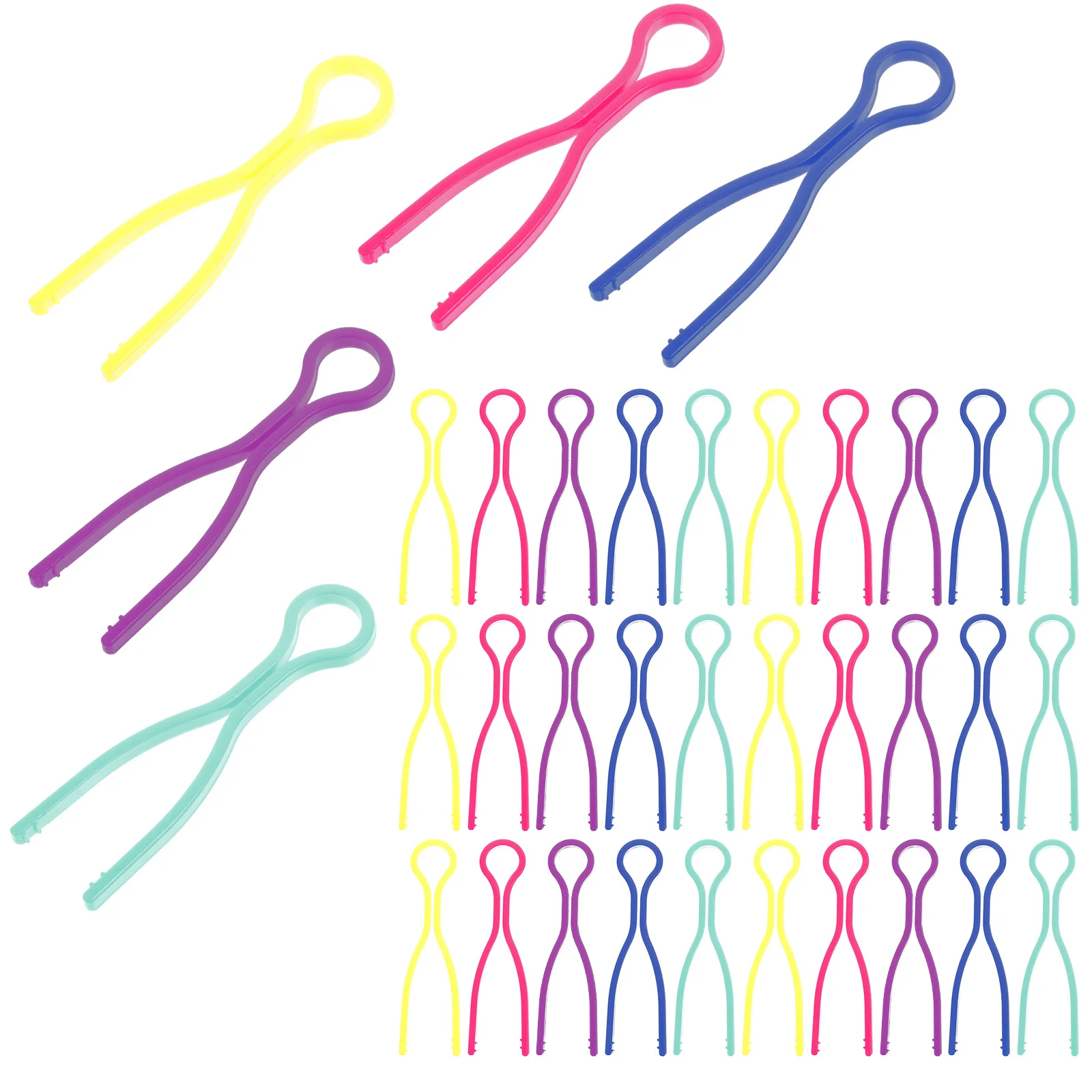 50 قطعة مقاطع بكرة أصحاب الموضوع البلاستيك الخياطة اكسسوارات دائم بكرة المنظمون الموضوع المثبت المشابك DIY بها بنفسك الخياطة المشابك