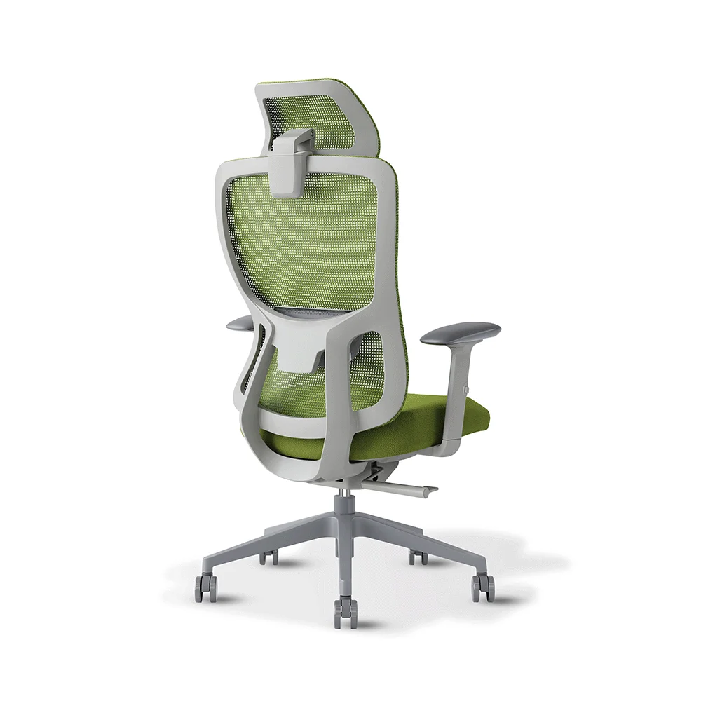 Luxury Modern Home Office High-Back Swivel Chair with Adjustable Headrest and Ergonomic Armrests for Guests and Managers
