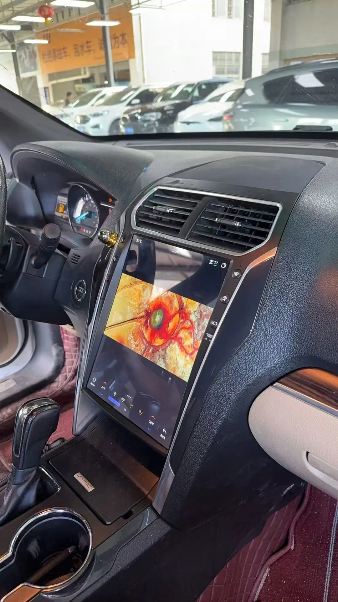 13.8 Inch Android 14 Car Stereo Head Unit, 2011-2019 Car Multimedia GPS Navigation Touch Screen with Wifi, Bluetooth, FM Ra