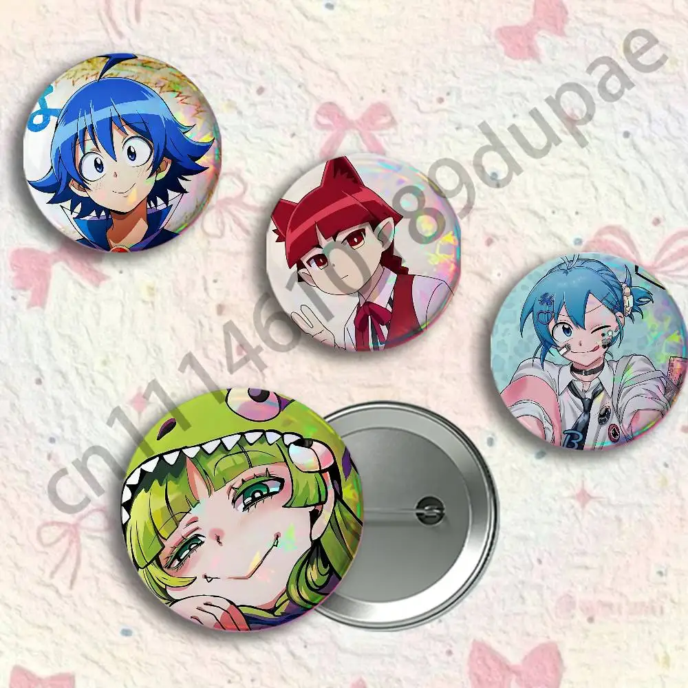 Welcome to Demon School! Iruma-kun Badges 25 32 44 58 75 mm Round Customizable Wholesale Fan goods Self-made fan freebies