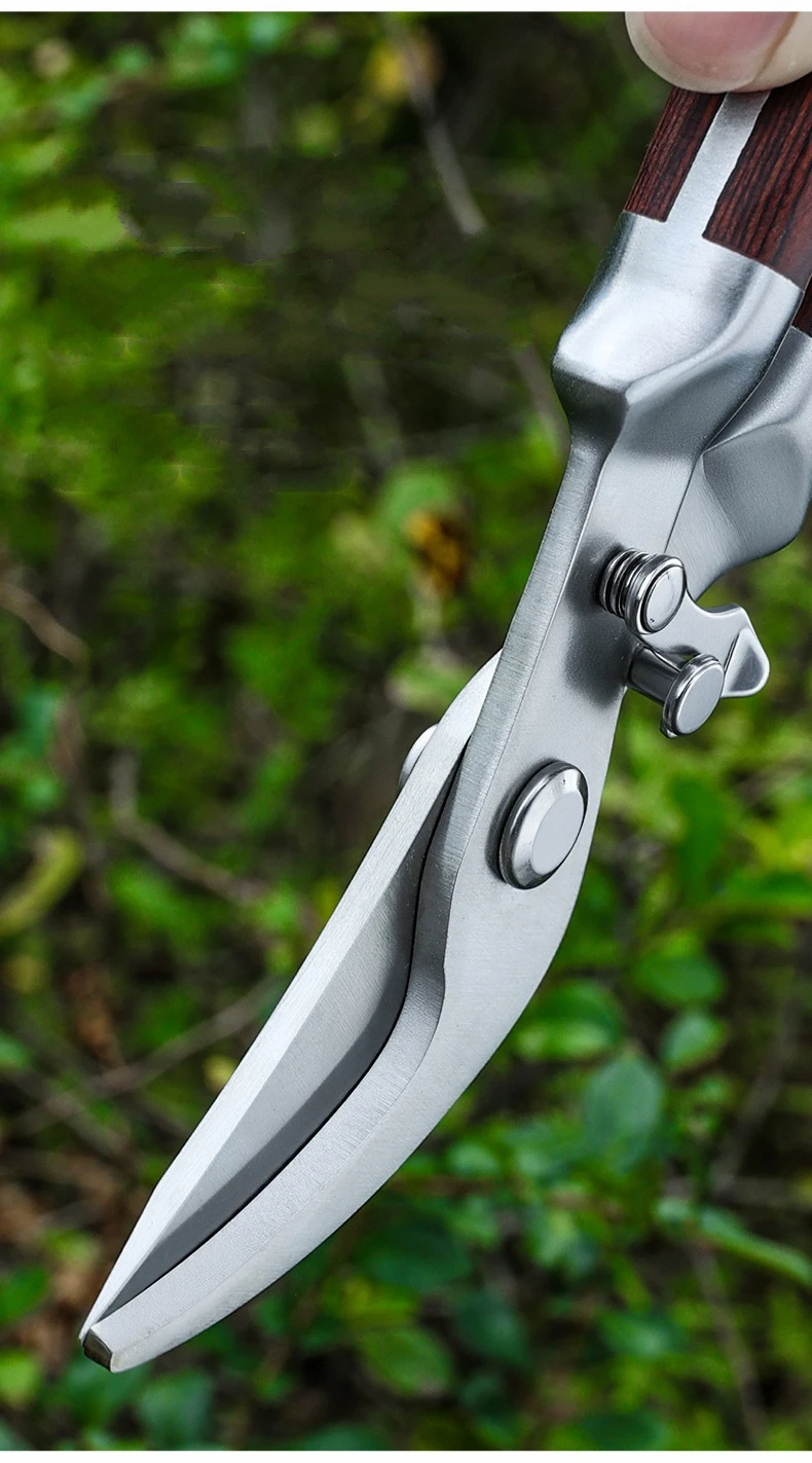Multifunktionale Garten Trimmen Werkzeug Gartenschere Garten Werkzeuge Arbeitsersparnis Schere Gartenpflanze Scharfe Zweig Pruners – Detail 6