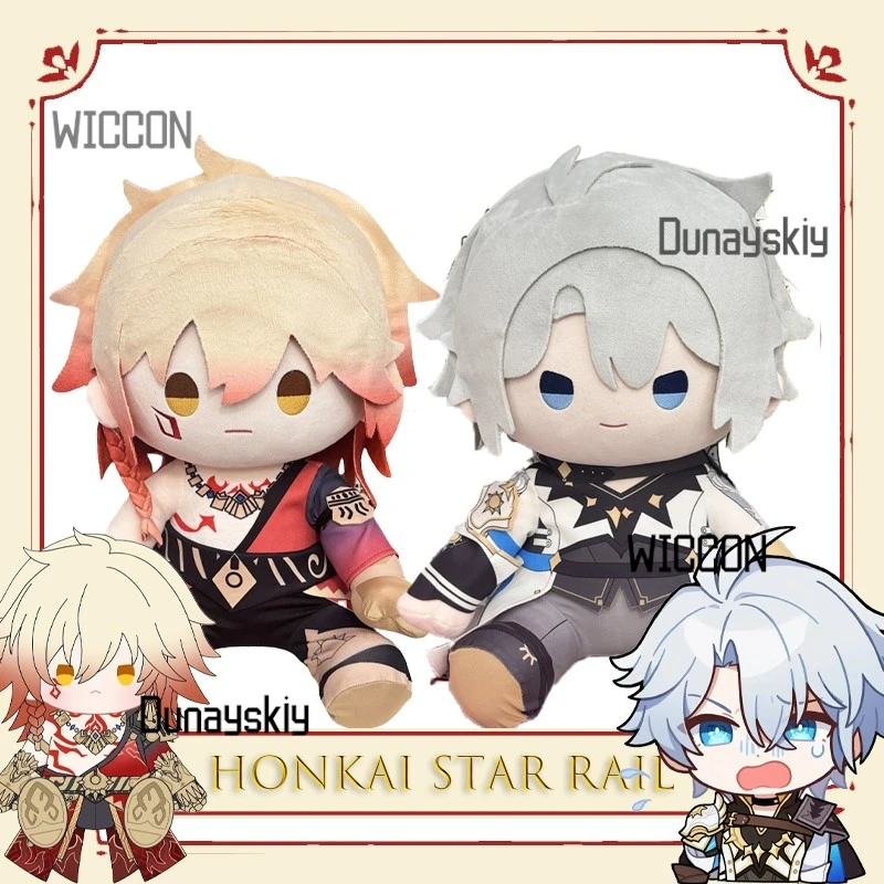 

Honkai Star Rail Phainon Mydei 40cm Cotton Sitting Plush Phainon Keychain Trendy Fashion Outfit FoWomen Cosplay Costume Kawaii
