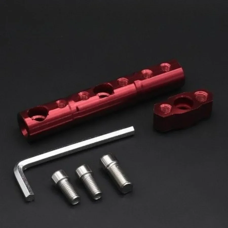 Extensor de soporte de espejo de motocicleta multiusos, barra transversal versátil para foco de bicicleta eléctrica y montaje de accesorios