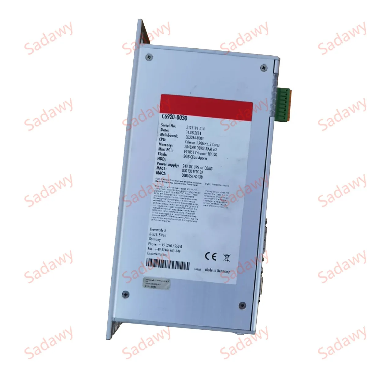 Beck-hoff original C6920-0030 ตู้ควบคุม PC อุตสาหกรรม