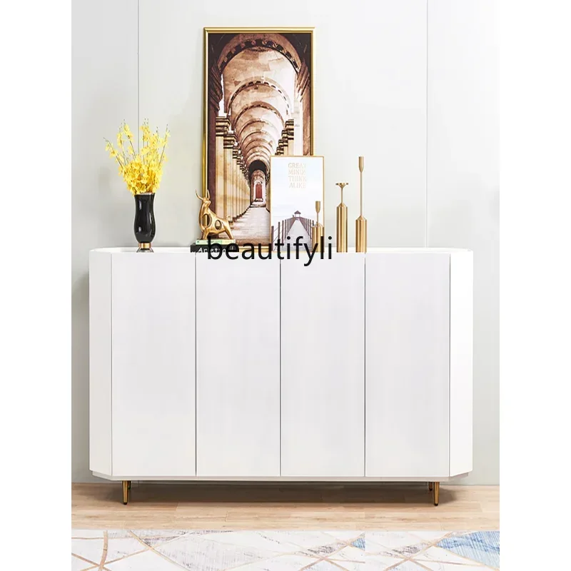 

Italian-Style Entrance Cabinet Entry Door Shoe Cabinet Storage Multi-Functional Living Room Partition Sideboard Cabinet