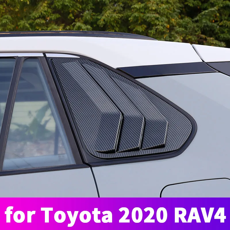 

Body Trim Car Glass Window Rear Triangle Blinds Side Window Modification Decoration Article For Toyota Rav4 2019 2024