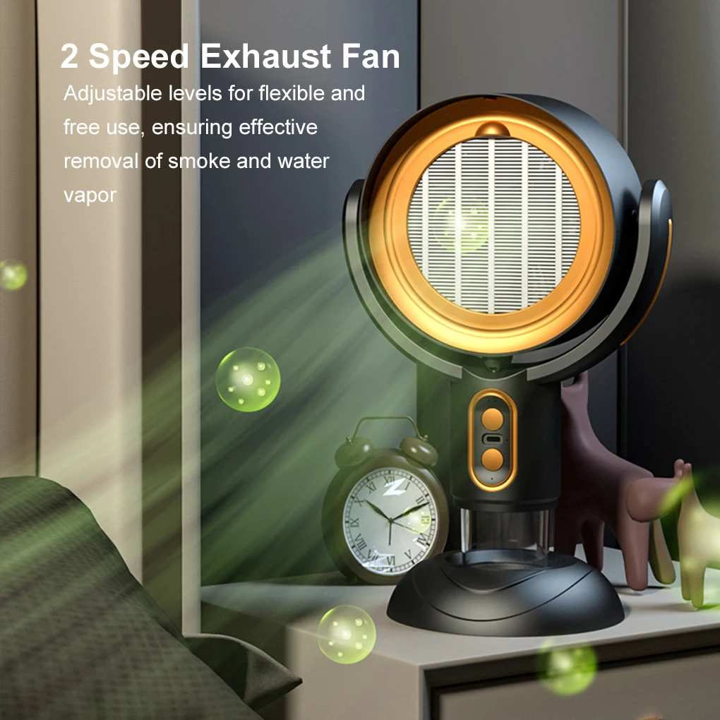 Extractor de aire de escritorio portátil, máquina para fumar olla caliente doméstica, mesa ajustable, recargable por USB, ventilador para barbacoa y cocina para el hogar