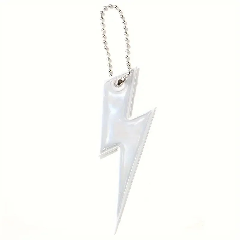 Reflective Keychains, Colorful Lightning Design