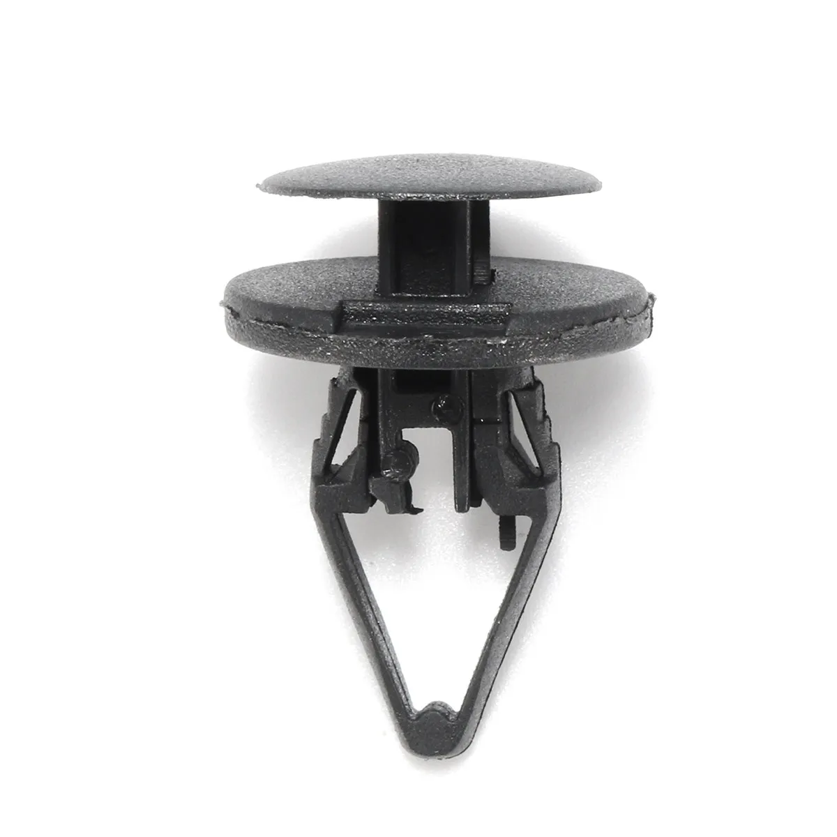 50Pcs Automotive Door Panel Clips Nylon Push Pin Fasteners Car Trim Bumper Push in Rivet Clips for Motor Vehicle Shield