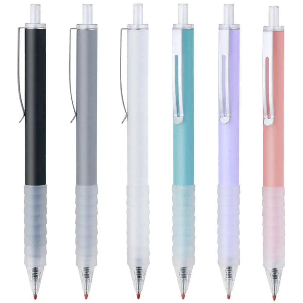 

6Pcs Click Ballpoint Pens Creative Multi-Function Writing Office School Supplies Portable Daily Use Ergonomic Adorable Household