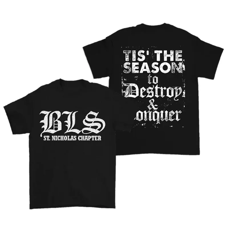 Black Label Society – Skullhead Rock American Streetwear Kurzarm-T-Shirt aus reiner Baumwolle