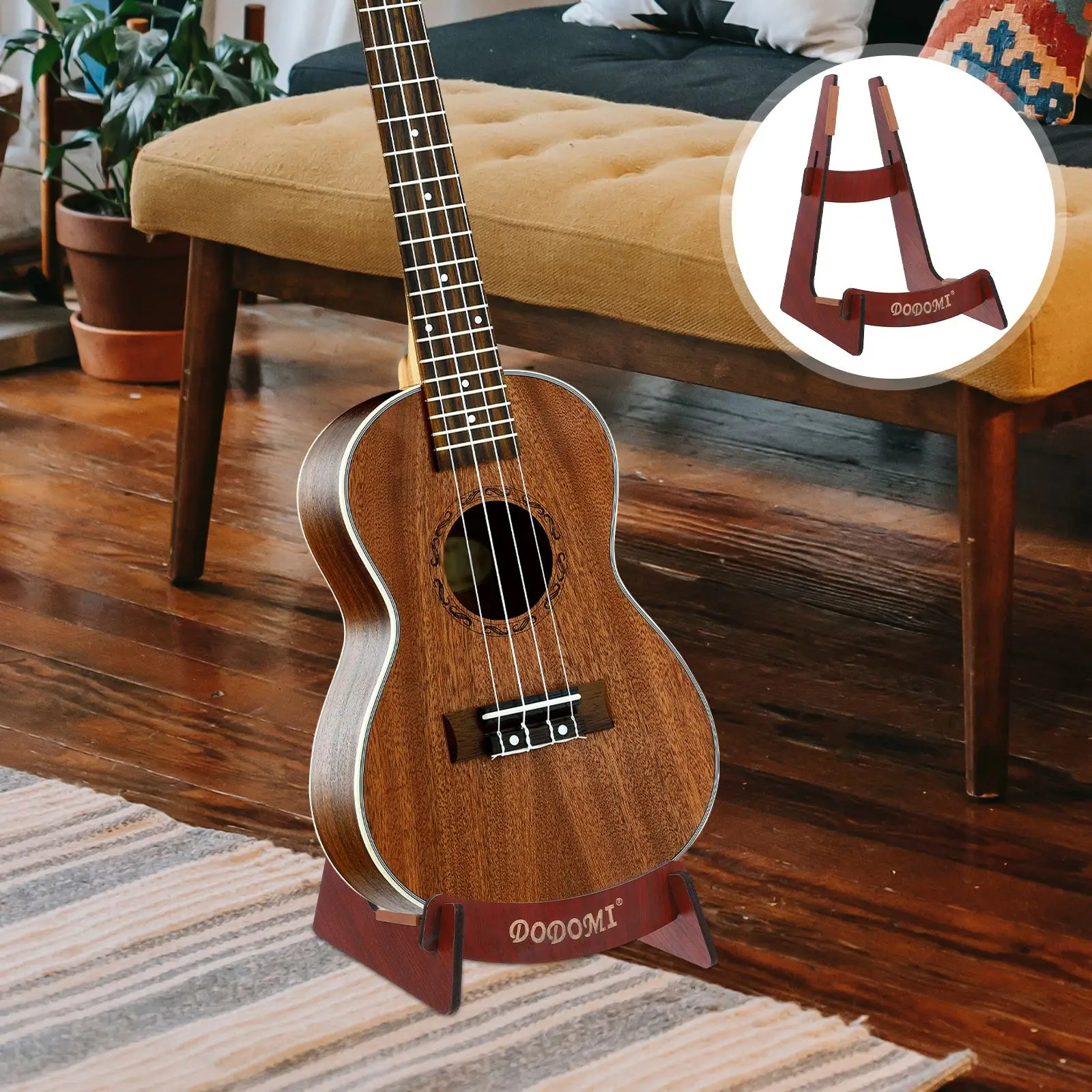 Guitar Stand Wooden Guitar Displaying Floor Rack Ukulele Holder Display Shelves Fall To The Ground Bracket Bass Guitars Supplies