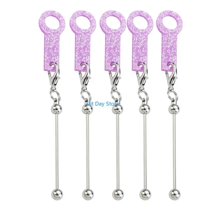 F92C Acrylic Straw Charm   For Cups    Decoration DIY Bead  Straw Top  Charm Adapter