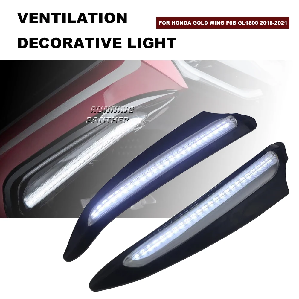 

New Motorcycle For HONDA Gold Wing1800 G L 1800 F6B 2018 - 2023 LED Front Lighted Vent Trim Light Kits