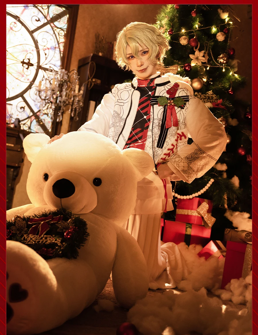 ES Mooyiyi cos Tomoe Hiyori Cosplay Costume Halloween Christmas Role Playing Party Comic Costume ensemble stars Tsukinaga Leo