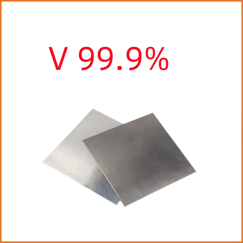 

High Purity Metal Vanadium foil Vanadium Plate Vanadium Plate Vanadium Disc V99.9% can be Customized Processing Size