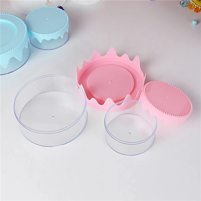 Fantasy Sweet Cream Cake Box Handmade DIY Storage Box Children's Home Embryo Production Plastic Box