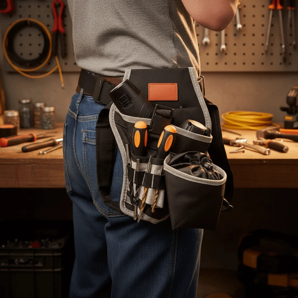 

Сумка для инструментов из ткани Оксфорд, портативная дизайнерская сумка для хранения, поясная сумка, многофункциональная поясная изношенная портативная сумка для инструментов