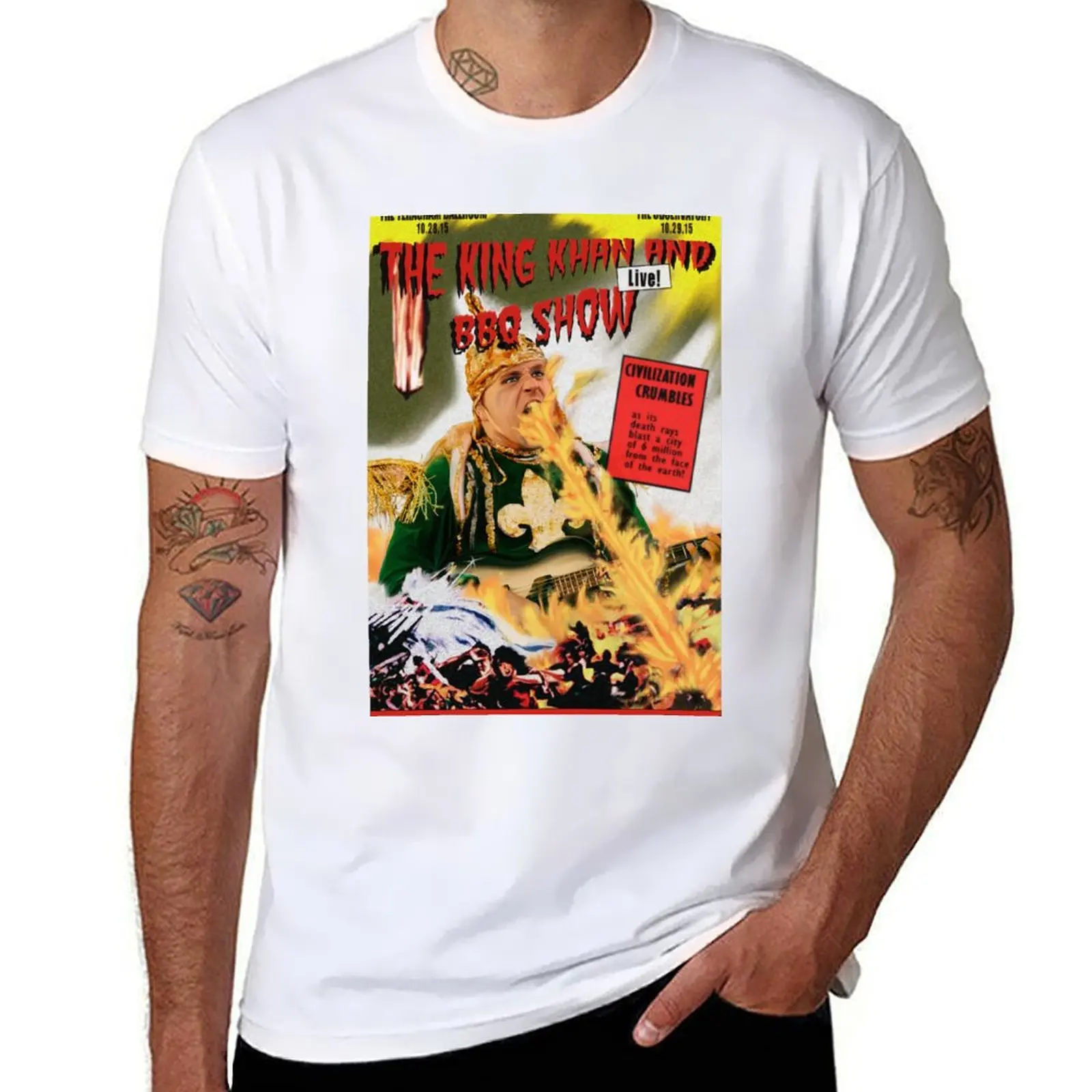 

The King Khan and BBQ Show (Los Angeles and Orange County 2015) T-Shirt graphic t shirts for man T-Shirt