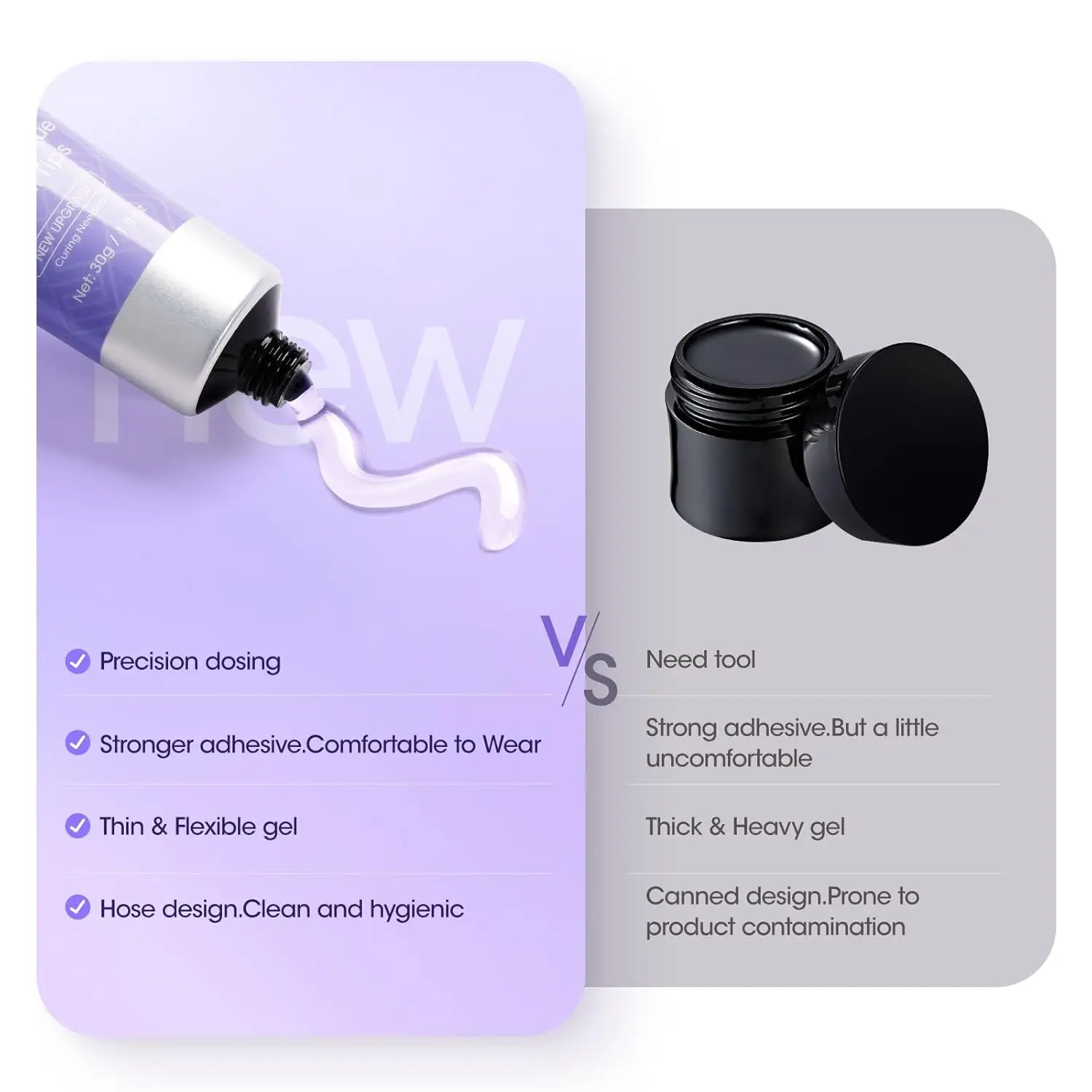 GELLEN الصلبة مسمار الغراء هلام مجموعات للضغط على الأظافر 30 جرام بولي جل عدة مزيل الصمغ UV led مصباح لاصق قوي الاكريليك مسمار نصائح #4